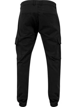 Urban Classics Herren Cargo Joggpants Stoffhose 6-Pockets Schwarz -Rice Owls Geschaft 18031082 4 1