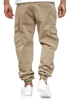 Urban Classics Herren Cargo Joggpants Stoffhose 6-Pockets Sand Beige -Rice Owls Geschaft 18031083 3