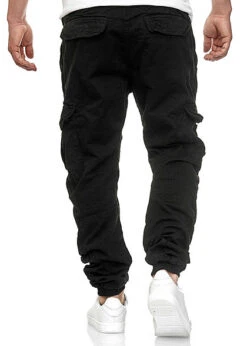 Urban Classics Herren Cargo Sweat Pants 6-Pockets Schwarz -Rice Owls Geschaft 18031089 3