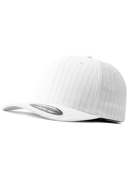 Flexfit Pinestripe Cap Weiss Schwarz 8 Flexfit Pinestripe Cap Weiss Schwarz -Rice Owls Geschaft 19062210