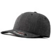 Flexfit Fine Melange Cap Schwarz