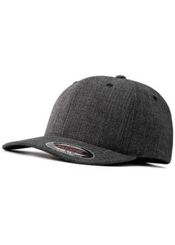 Flexfit Fine Melange Cap Schwarz