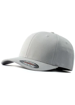 Flexfit Herren Basic Cap Silber