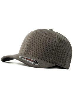 Flexfit Hexagon 3D Jersey Cap Dunkel Grau