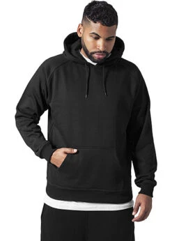 Rice Owls Geschaft 25 Urban Classics Herren Basic Hoodie Mit Kängurutasche Schwarz