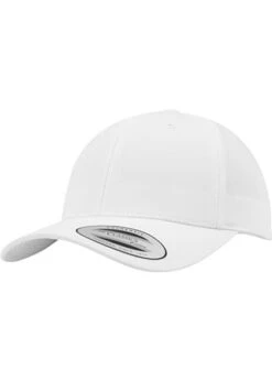 Flexfit Curved Classic Snapback Cap Weiss