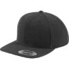 Flexfit Classic Snapback Cap Woll-Mix Dunkel Grau Unicolor
