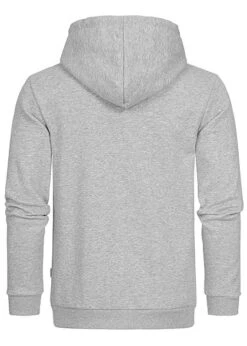 ONLY & SONS Herren NOOS Basic Zip-Hoodie Sweat Jacke Kapuze 2-Pockets Hell Grau -Rice Owls Geschaft 20104857 2