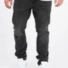 ONLY & SONS Herren Slim Fit Jeans Hose 5-Pockets Destroy Optik Washed Schwarz Denim