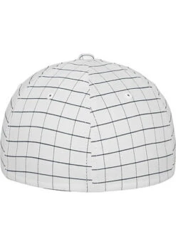 Flexfit Square Check Cap Karo Muster Weiss Dunkel Navy Blau -Rice Owls Geschaft 21063138 3