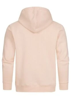 Alpha Industries Herren Hoodie Kängurutasche Kapuze Logo Patch Jet Stream Weiss Rose -Rice Owls Geschaft 22010183 2