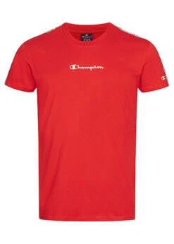 Champion Herren T-Shirt Mit Rundhals Rot