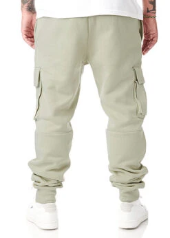 Champion Herren Comfort Fit Cargo Hose Mit 4-Pockets Beige -Rice Owls Geschaft 22090408 3