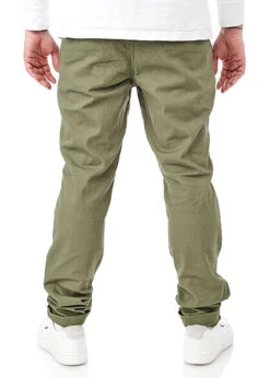 Jack & Jones Jack And Jones Herren NOOS Slim Fit Chino Hose 4-Pockets Dusty Oliv Grün -Rice Owls Geschaft 23030180 2