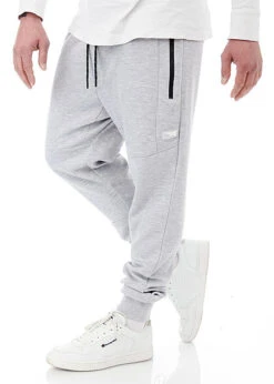 Jack & Jones Jack And Jones Herren NOOS Jogginghose Mit Gummibund Und Tunnelzug 2-Pockets Hell Grau