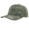 Flexfit Camouflage Design Cap Washed Look Grün Camo