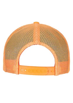 Flexfit Retro Trucker Cap Mit Mesh-Rückseite Und Snapback-Verschluss Orange -Rice Owls Geschaft 23050097 2