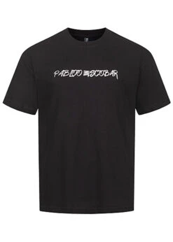 Seventyseven Lifestyle Herren T-Shirt Mit Pablo Escobar Print Schwarz
